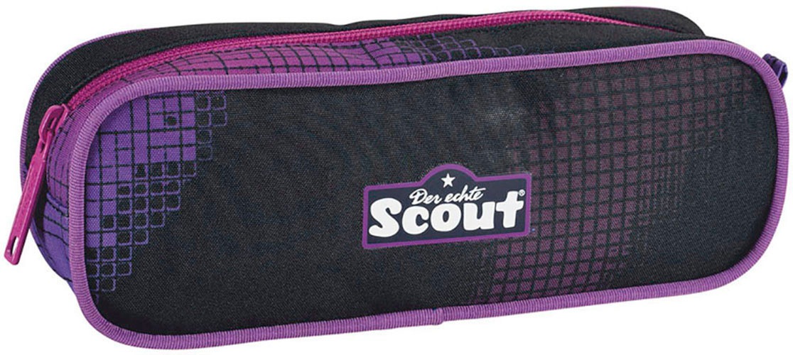 Scout Schulranzen »Alpha Movie Star, mit LED-Display, Pink Pixel«, Retroreflektierende Flächen-LED-Display-Reflektoren, mit Powerbank, enthält recyceltes Material