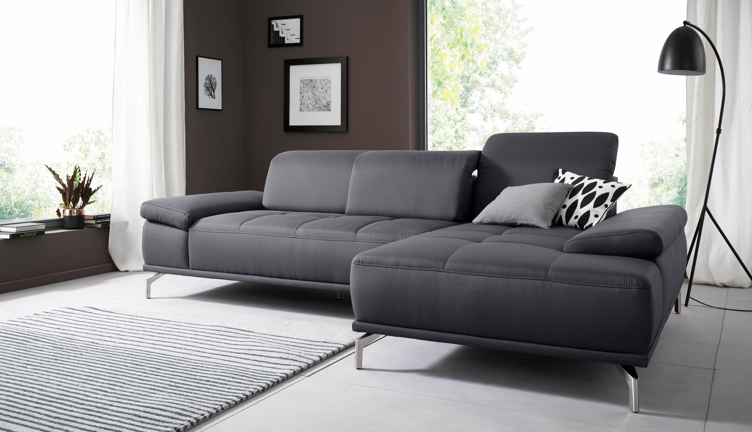 Places of Style Ecksofa »Caluna«, Inkl.Sitztiefenverstellung, wahlweise mit günstig online kaufen