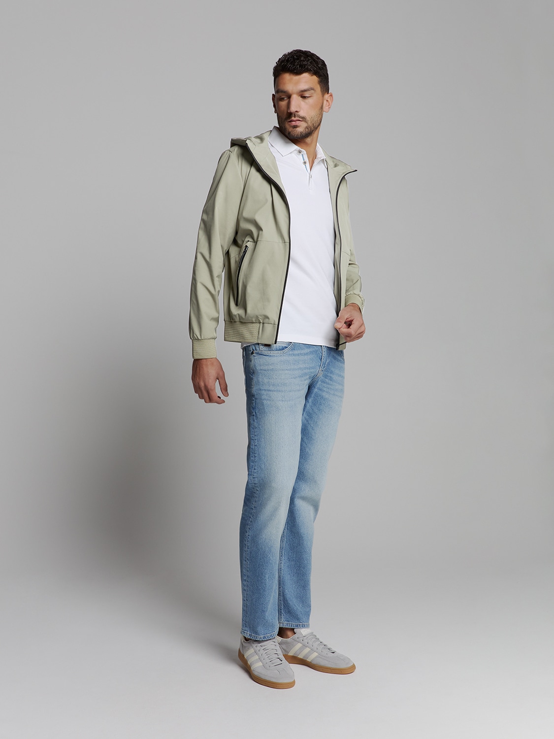 NO EXCESS Kurzjacke »No Excess Jacke mit kapuze«