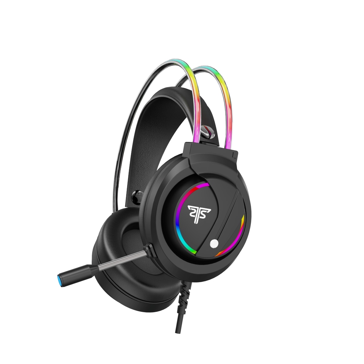 Hyrican Tastatur- und Headset-Set »Striker XXL-Mauspad mit Qi-Ladefunktion, Gaming-Maus,« mit RGB-Beleuchtung, kabelgebunden
