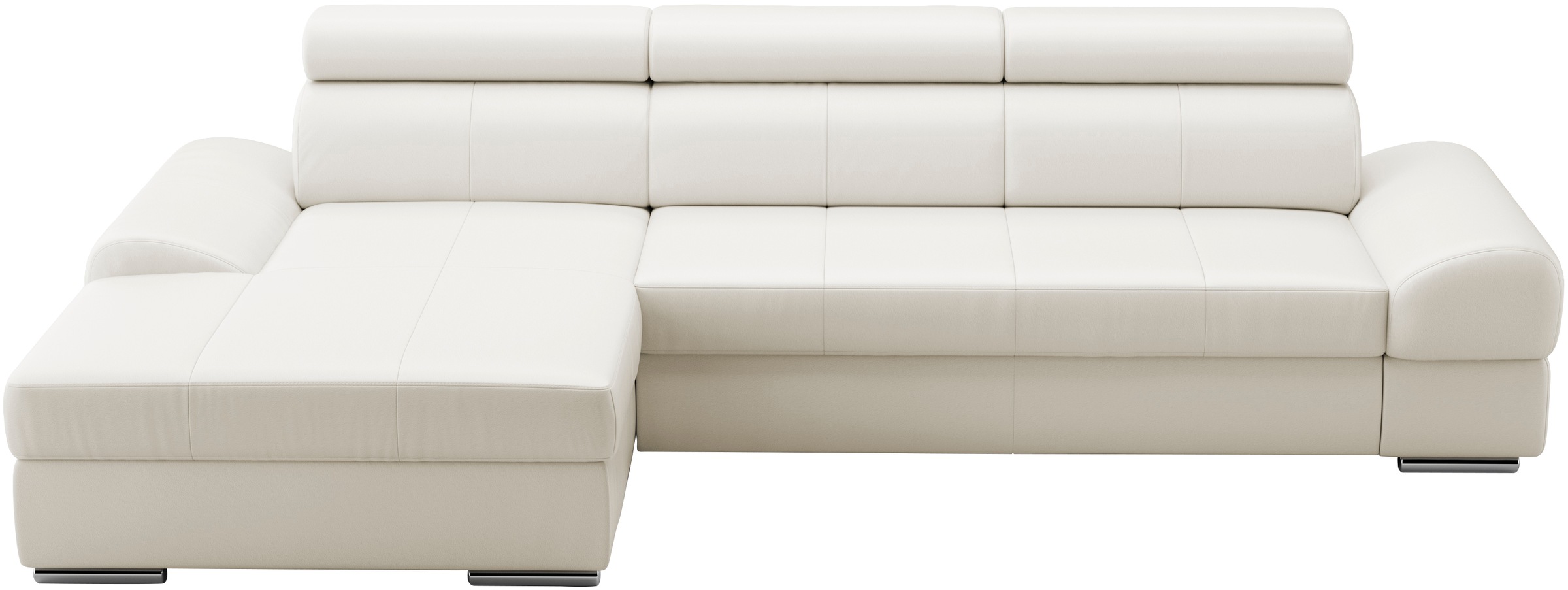 sit&more Ecksofa Broadway, mit verstellbaren Kopfteilen, wahlweise mit Bettfunktion