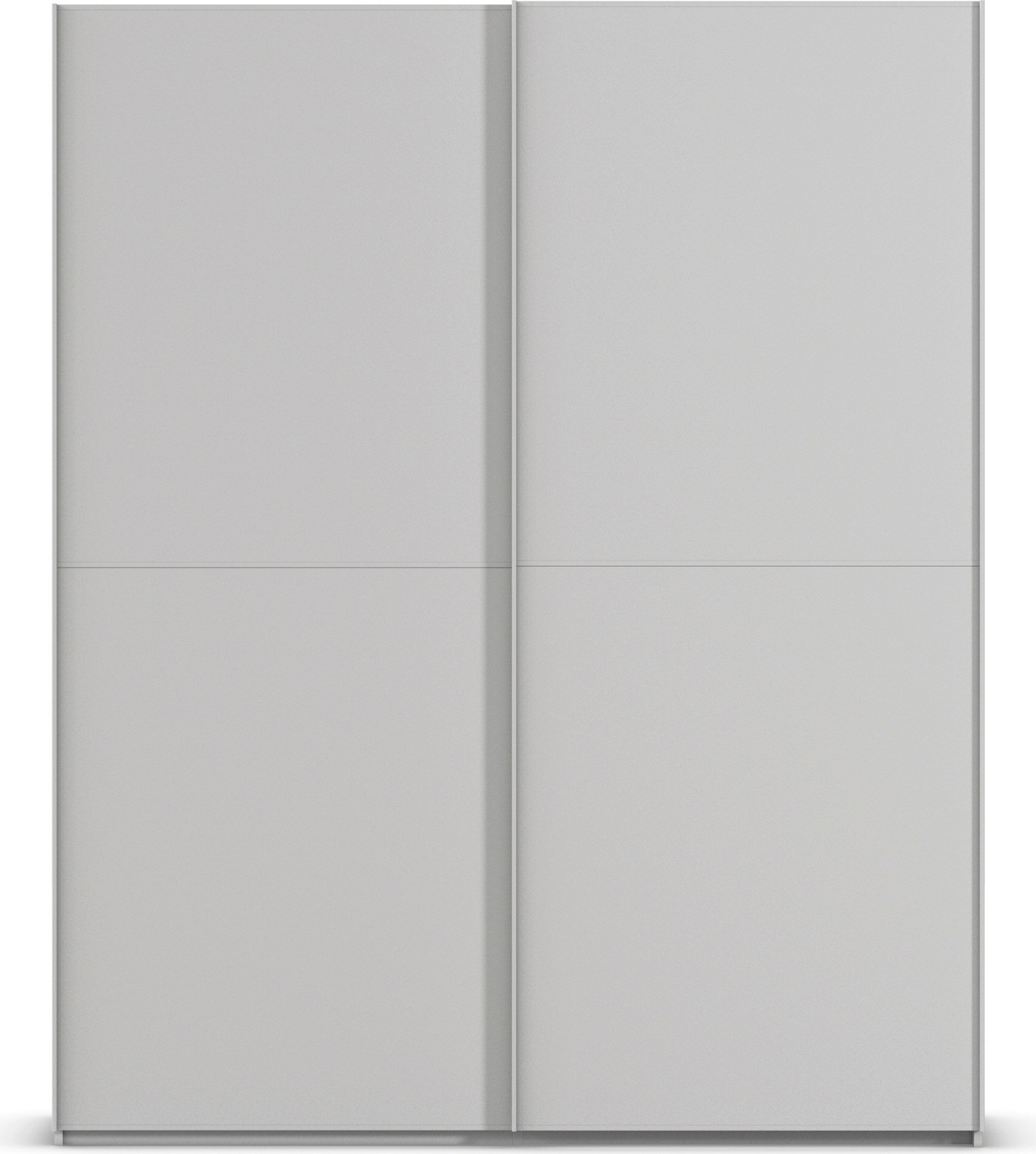 rauch Schwebetürenschrank »Kleiderschrank Schrank Garderobe Schlafzimmerschrank SCALE-DUO«, edle zweigeteilte Türen und 3 Zierleisten MADE IN GERMANY