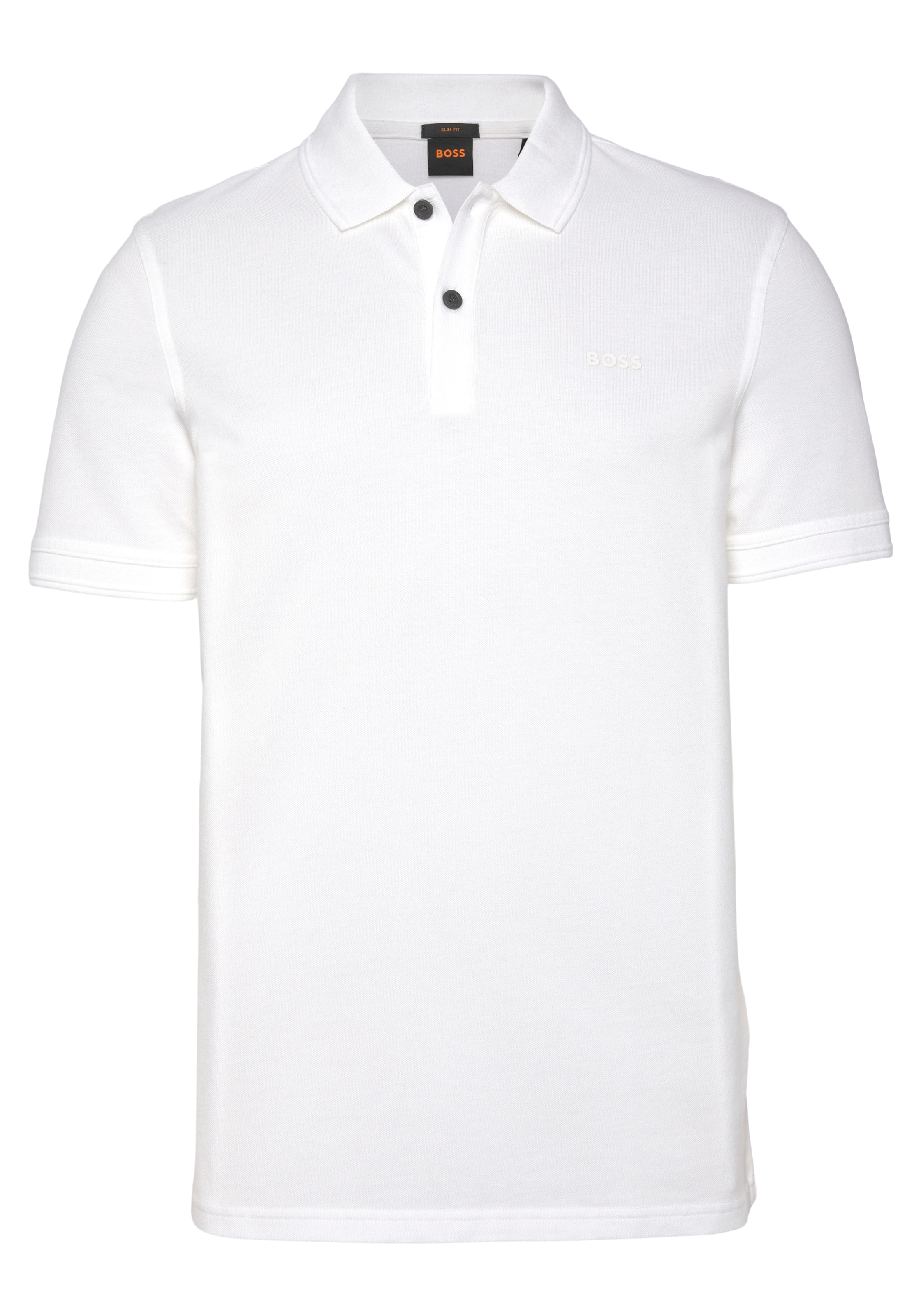 BOSS ORANGE Brust bei 01«, 10203439 auf Logoschriftzug Poloshirt der online dezentem mit »Prime