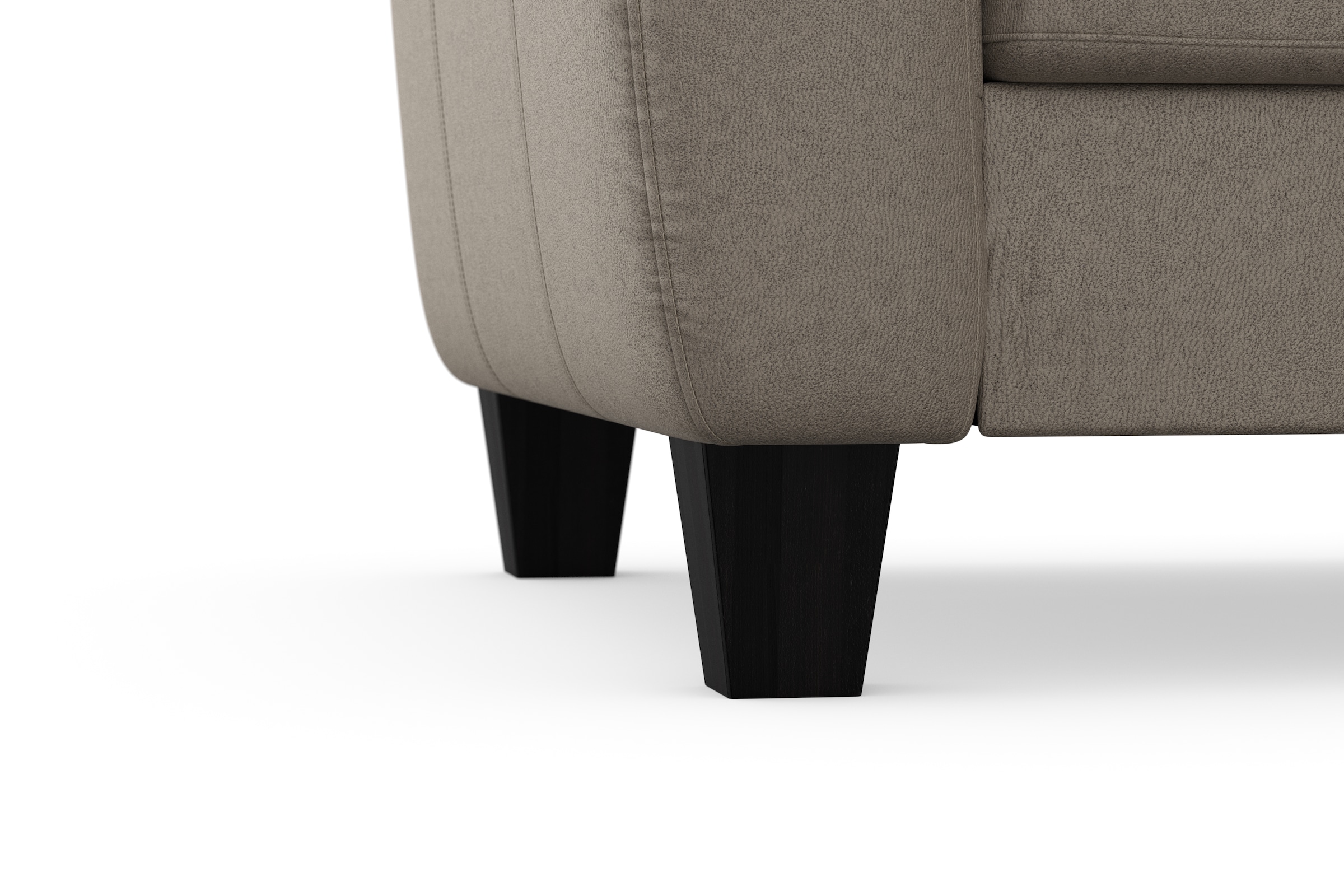 sit&more Ecksofa »Belluci L-Form«, inklusive Federkern, wahlweise mit Bettfunktion und Bettkasten