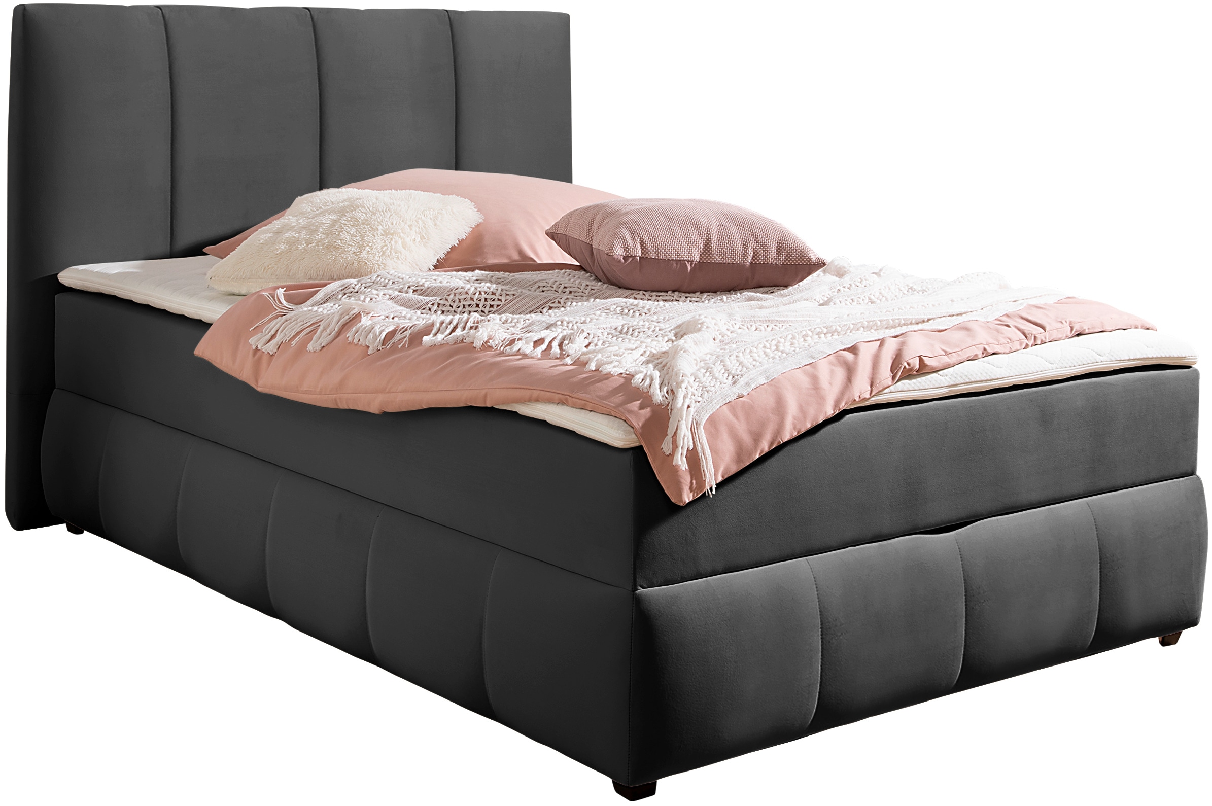 INOSIGN Boxbett »Hartley«, Inkl. Bettkasten & Topper, wählbar in H2, H3 o. H4