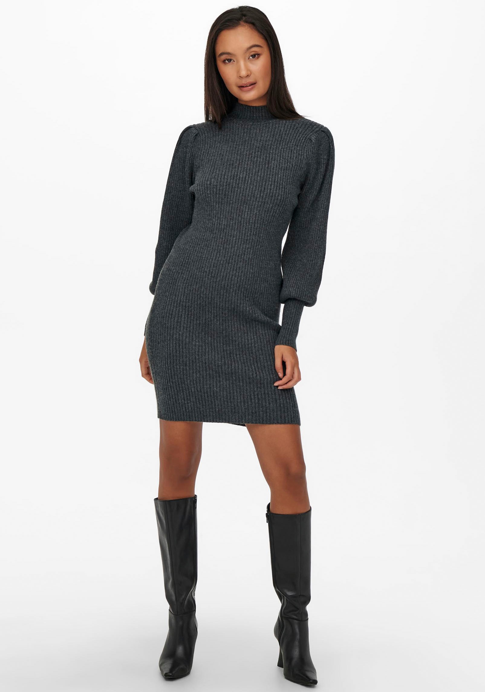 ONLY Strickkleid »ONLKATIA L/S DRESS KNT NOOS«