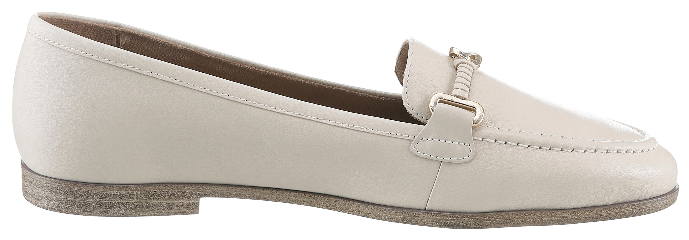 Tamaris Slipper, Blockabsatz, Schlupfschuh, Businessschuh mit hübscher Zierspange