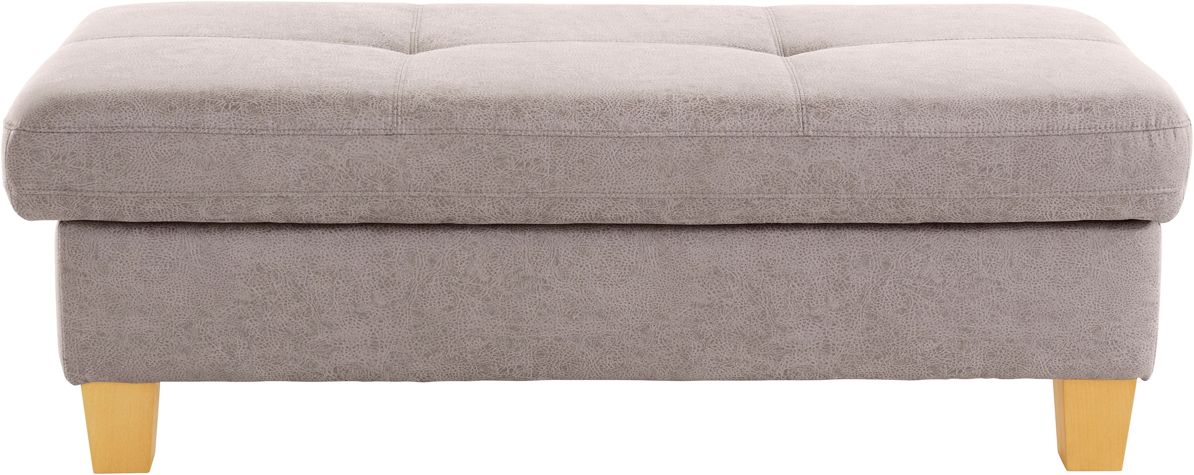 exxpo - sofa fashion Hocker »Enya Bankhocker mit Staufach unter der Sitzfläche«, schöne Detailverarbeitung