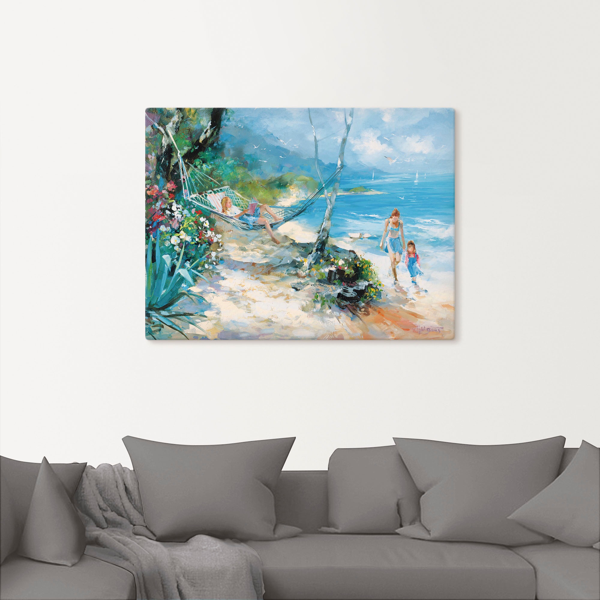 Artland Wandbild »Gelassenheit«, Strand, (1 St.), als Leinwandbild, Poster günstig online kaufen