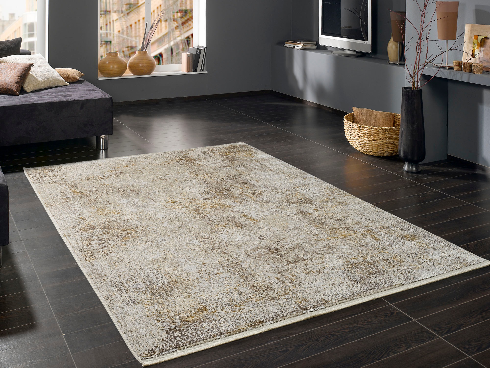 OCI DIE TEPPICHMARKE Teppich "BESTSELLER CAVA" rechteckig 8 mm Höhe Glanz V günstig online kaufen