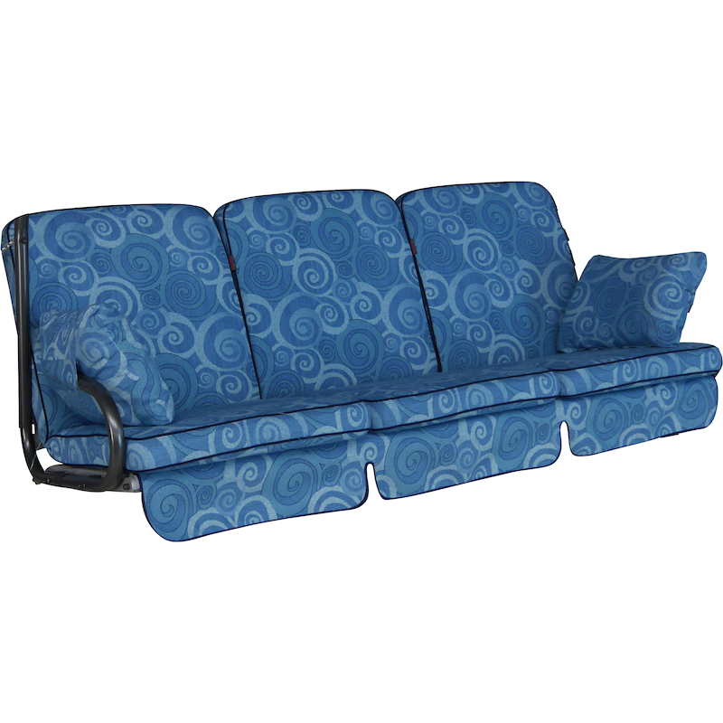 ANGERER FREIZEITMÖBEL Bankauflage »Comfort« blau Obermaterial: 75% Baumwolle, 25% Polyester. Füllung: 100% Polyurethan