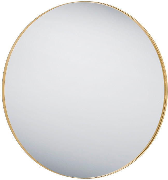 MIRRORS AND MORE Dekospiegel »Britney« Wandspiegel, rund, Ø 80 cm, Metallra günstig online kaufen