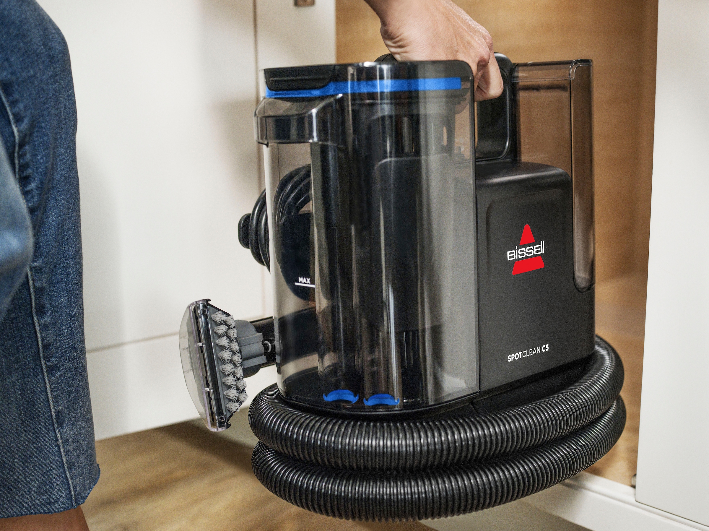 Bissell Wasch-Sauger »3928N, SpotClean C5 Select, leistungsstark, klein, Dual-Tank«, >15kPa, Selbstreingung, reinigt Flecken auf Teppich, Polster, Autositz