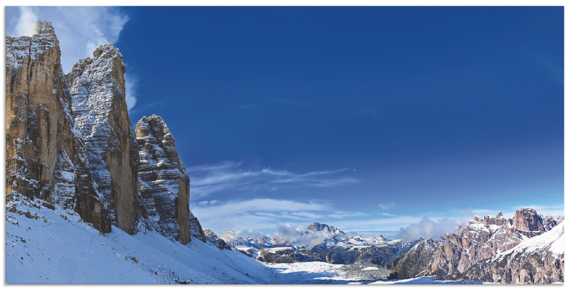 Artland Wandbild »Drei Zinnen Umrundung in den Dolomiten«, Himmel, (1 St.), günstig online kaufen