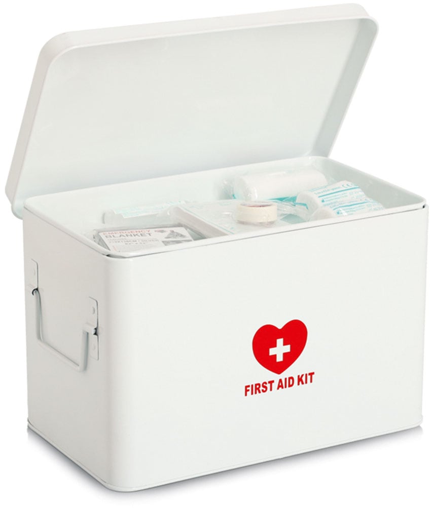 Zeller Present Aufbewahrungsbox »Metall, weiß« robust, dekorativ, flexibles Ordungssystem