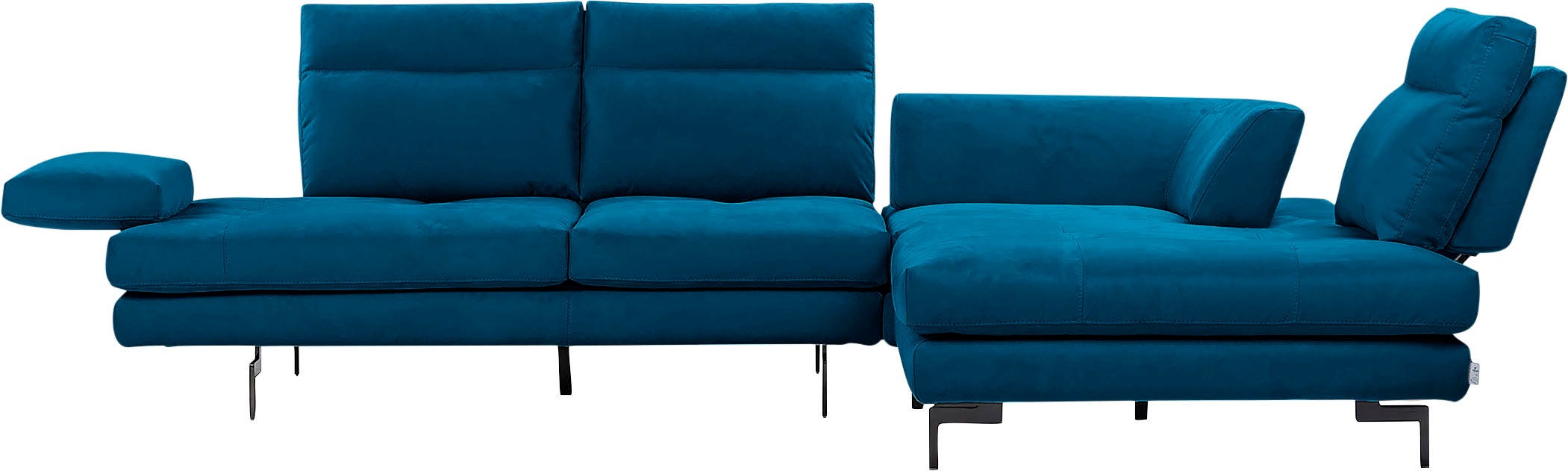CALIA ITALIA Ecksofa »Toby Wing, Komfortsofa mit Sitzkomfort der Extraklass günstig online kaufen
