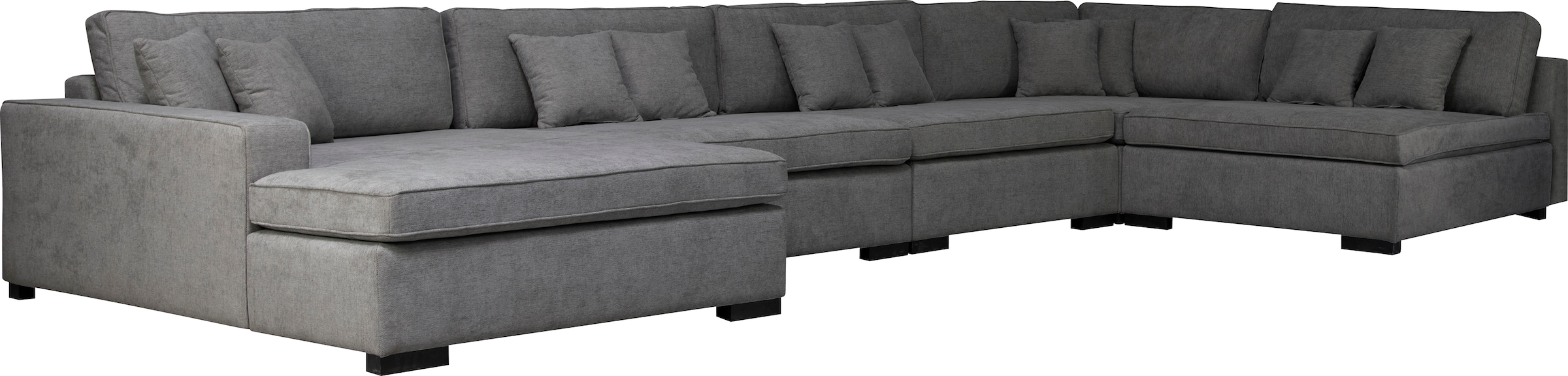 Guido Maria Kretschmer Home&Living Wohnlandschaft »Skara U-Form«, Lounge-Sofa mit Federkernpolsterung, in vielen Bezugsvarianten