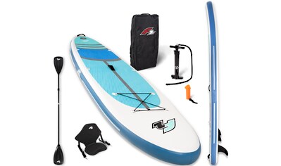 SUP-Board »F2 Cross Sitz + Wendepaddel«, (mit Paddel und Sitz)