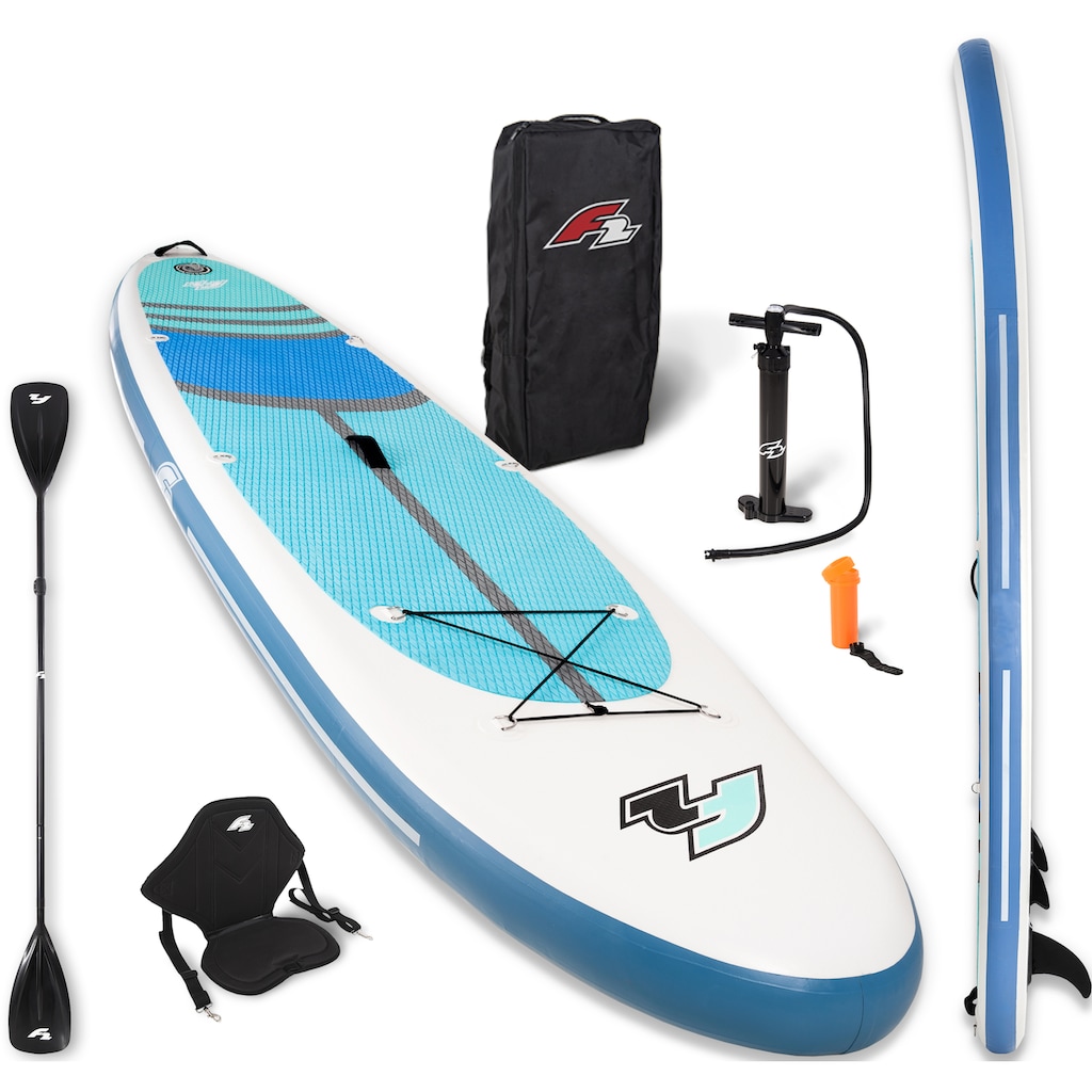 F2 SUP-Board »F2 Cross Sitz + Wendepaddel«, (mit Paddel und Sitz)