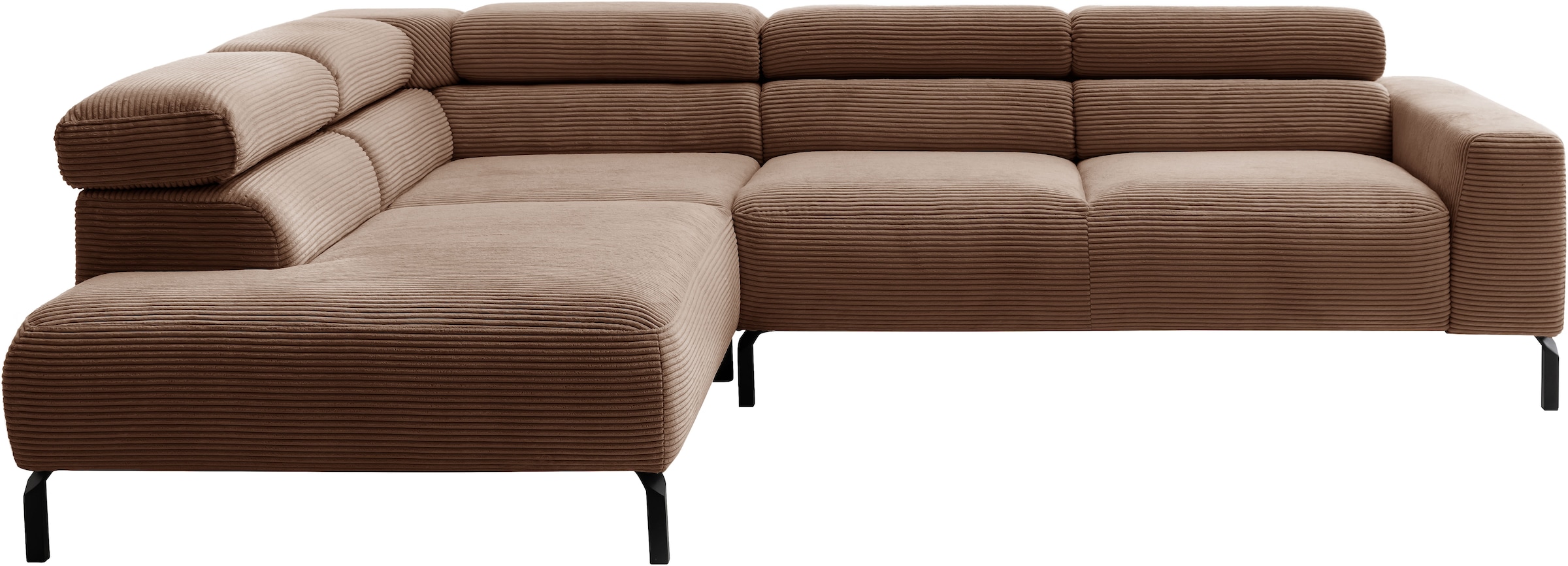 PLACES OF STYLE Ecksofa »Antonelli, L-Form, inkl. Kopfteilverstellung, Brei günstig online kaufen