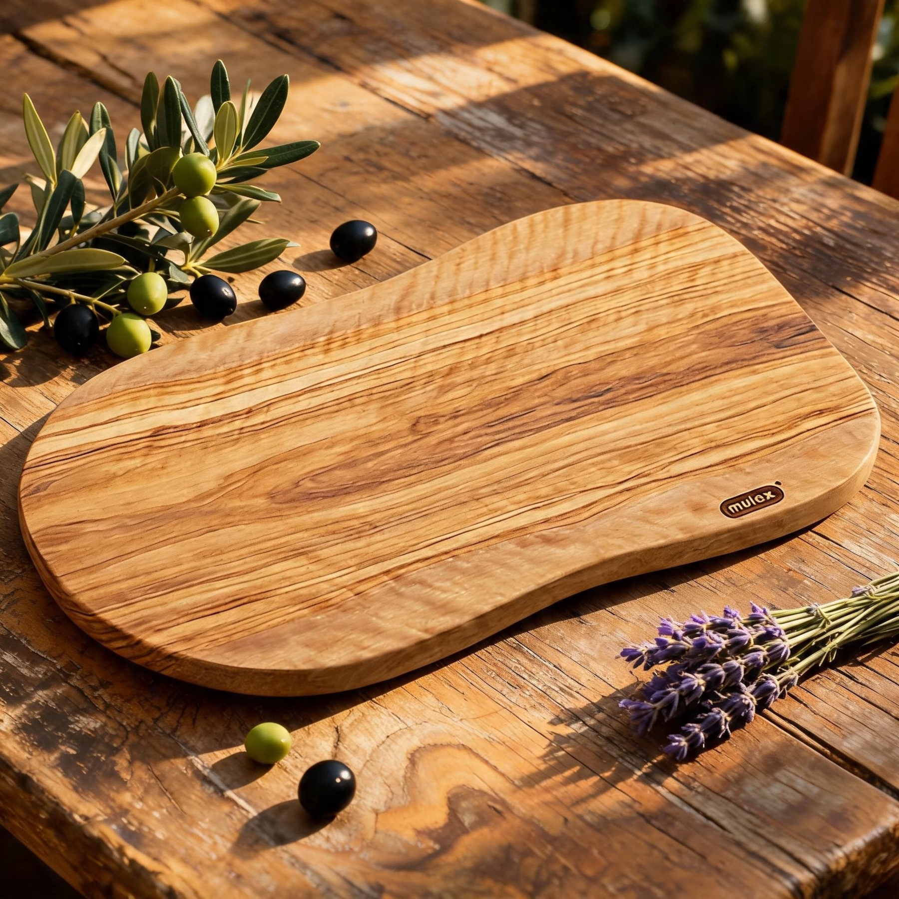 Mulex Schneidebrett »Toscana« jedes Teil ein Unikat dank der besonderen Maserung. Handmade