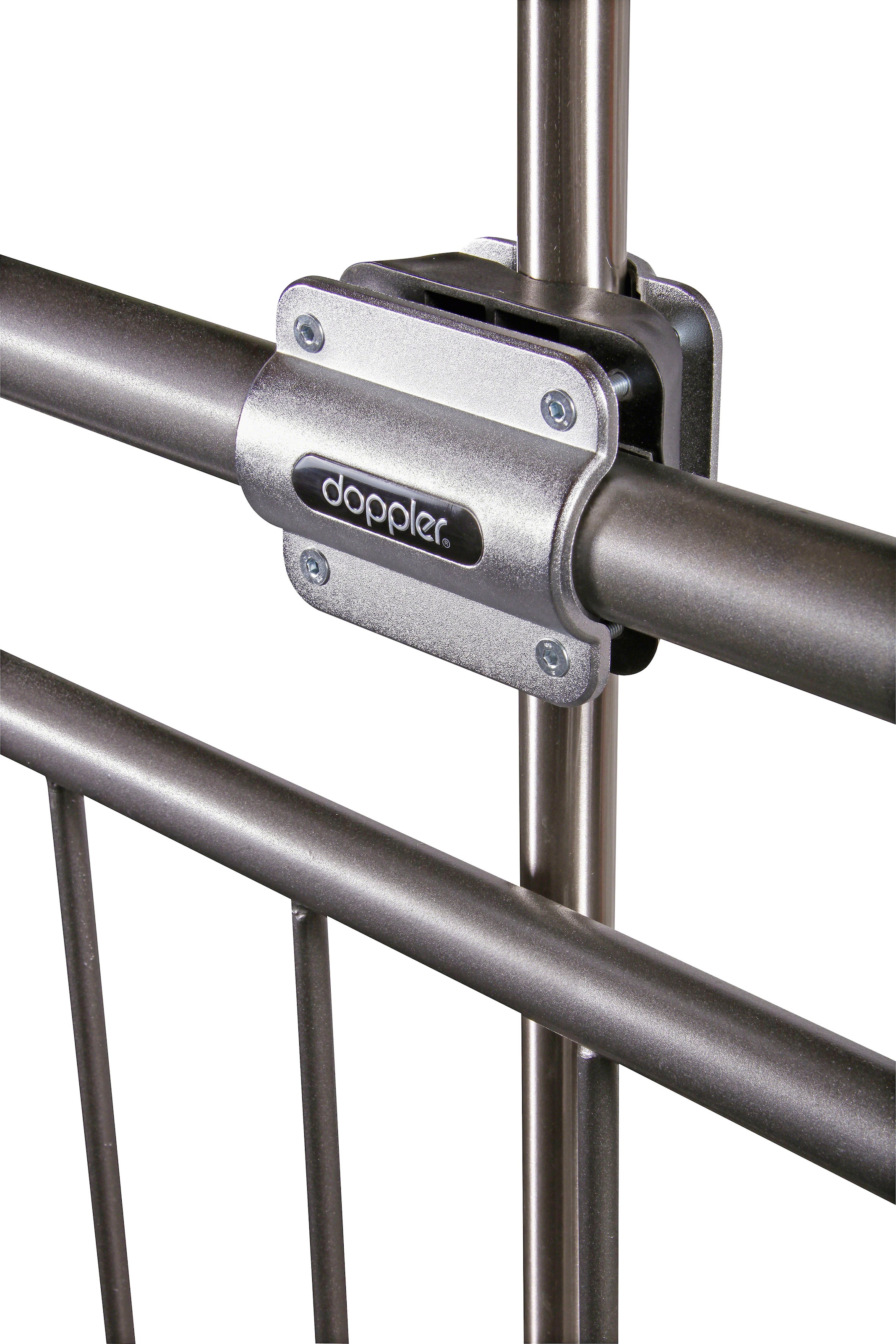 doppler® Schirmhalter »Vario, TOPSELLER!«, (1 tlg.), Balkonklammer zur stabilen Befestigung am Balkongeländer