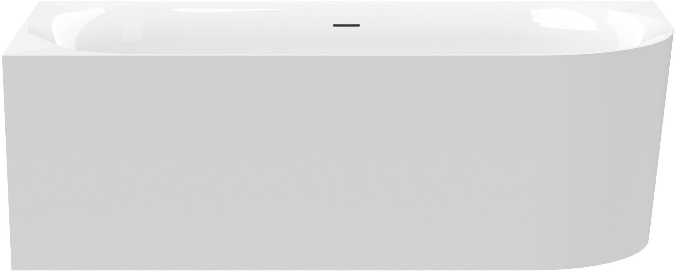 OTTOFOND Badewanne »Mince Corner rechts 180 cm weiß« Höhe 60 cm ergonomisch günstig online kaufen