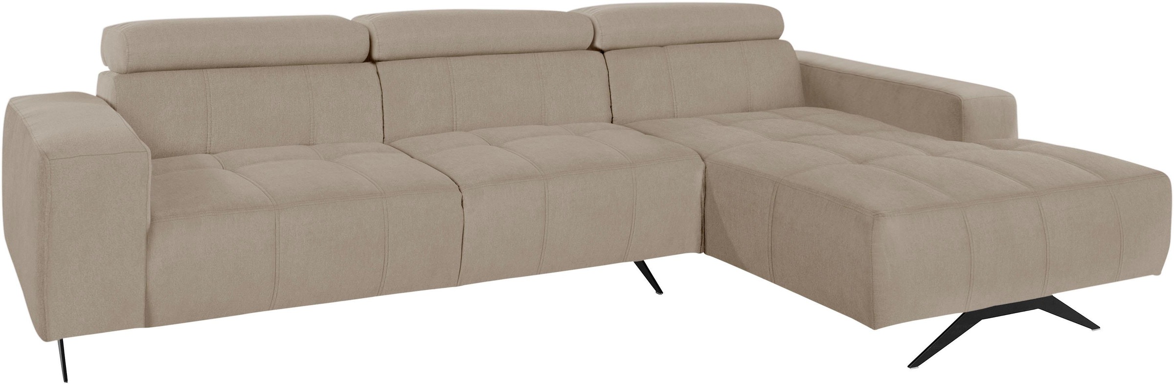 DOMO collection Ecksofa »Trento L-Form, mit Kufenfuß oder Einzelfuß«, wahlw günstig online kaufen