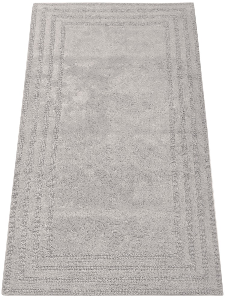 my home Badematte »Inga, Rahmen, Badvorleger, Badezimmer Teppich« Höhe 18 m günstig online kaufen