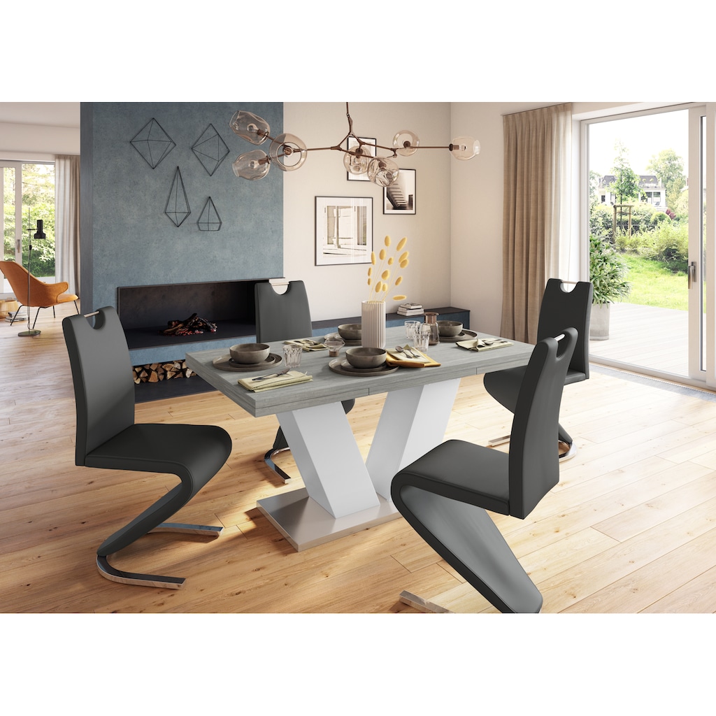 Homexperts Esszimmerstuhl »Zora 02«, (Set), 2 St., Kunstleder