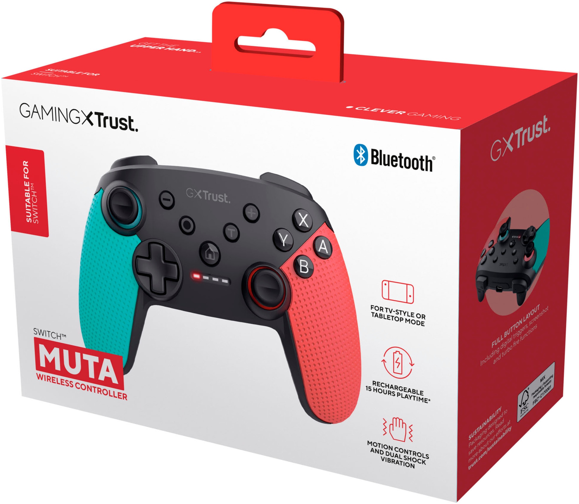 Trust Nintendo-Controller »GXT 1246B Muta«