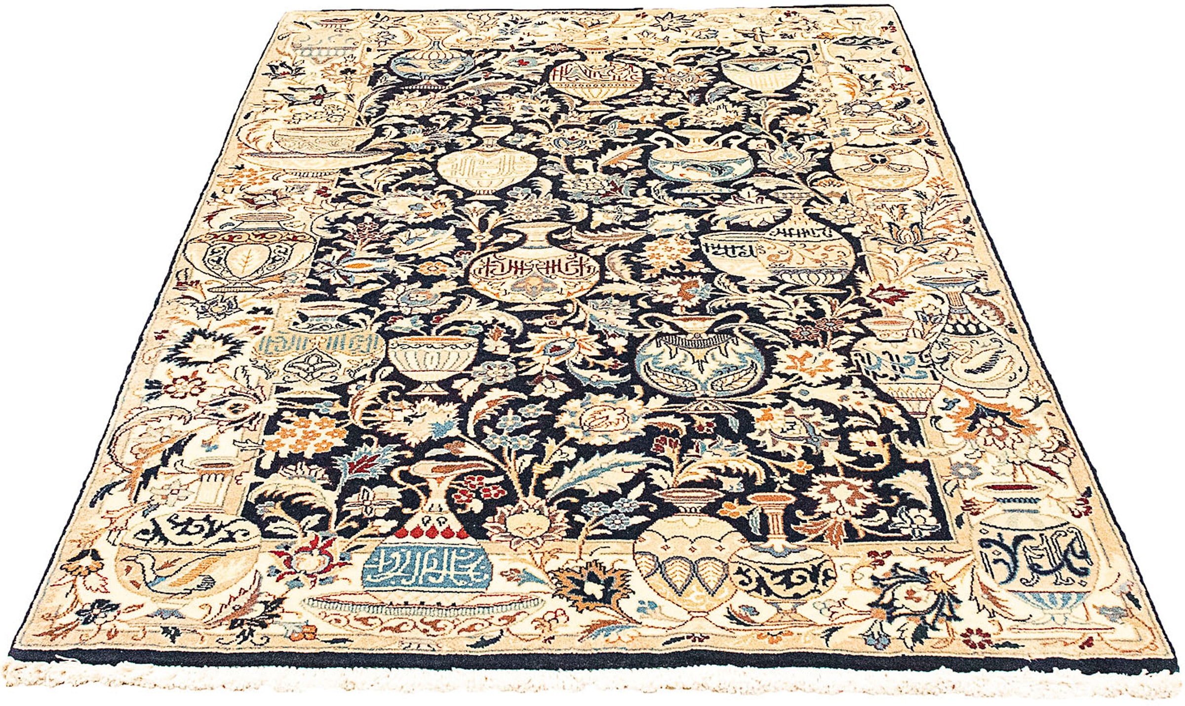 morgenland Orientteppich »Perser - Classic - 195 x 123 cm - dunkelblau«, re günstig online kaufen