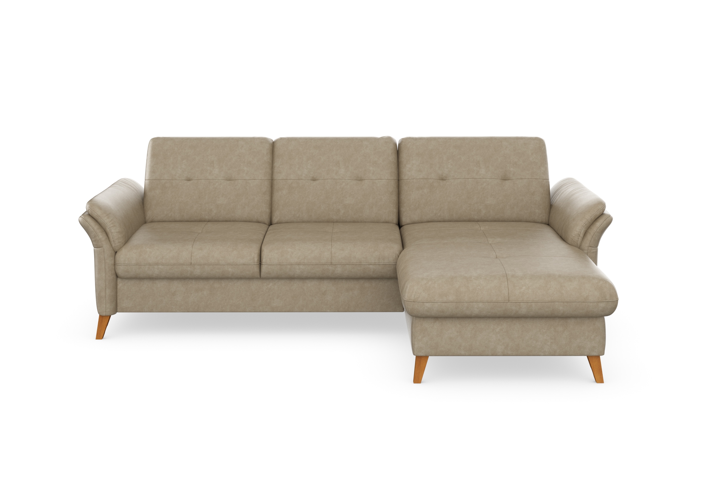 sit&more Ecksofa »Göteborg«, Sitztiefenverstellung und Federkern, wahlweise mit Bettfunktion