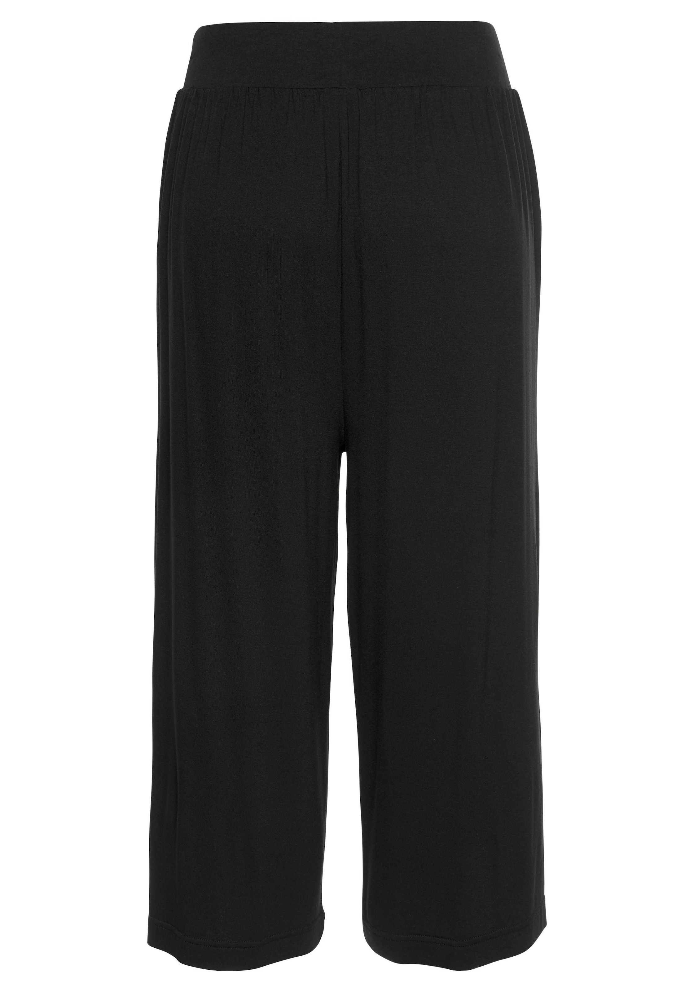 LASCANA Culotte  mit extra-weitem Bein und Taschen, bequeme Jerseyhose