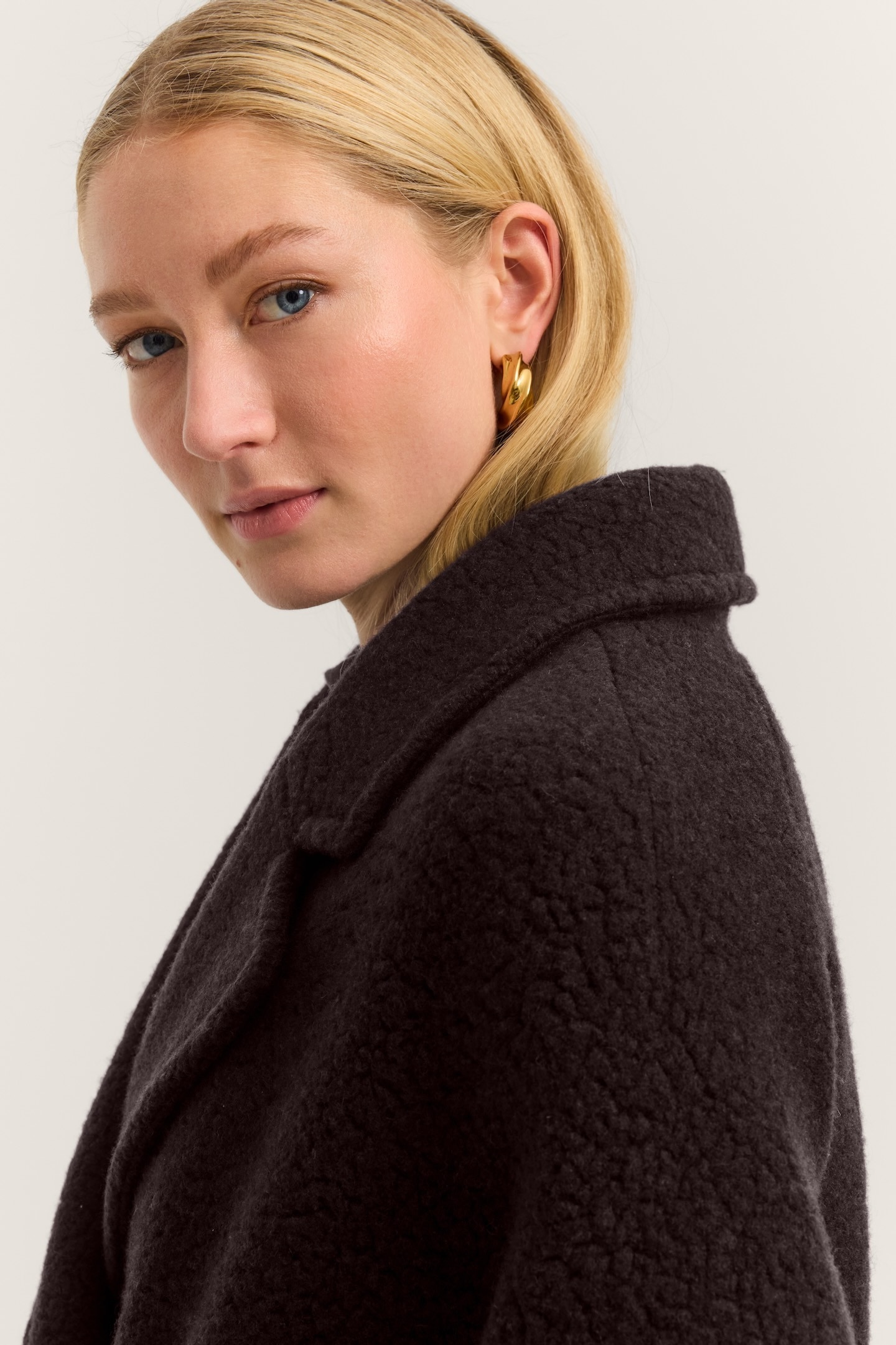 bugatti Wollmantel »Flexcity« im Regular Fit und Oversized-Optik mit Reverskragen