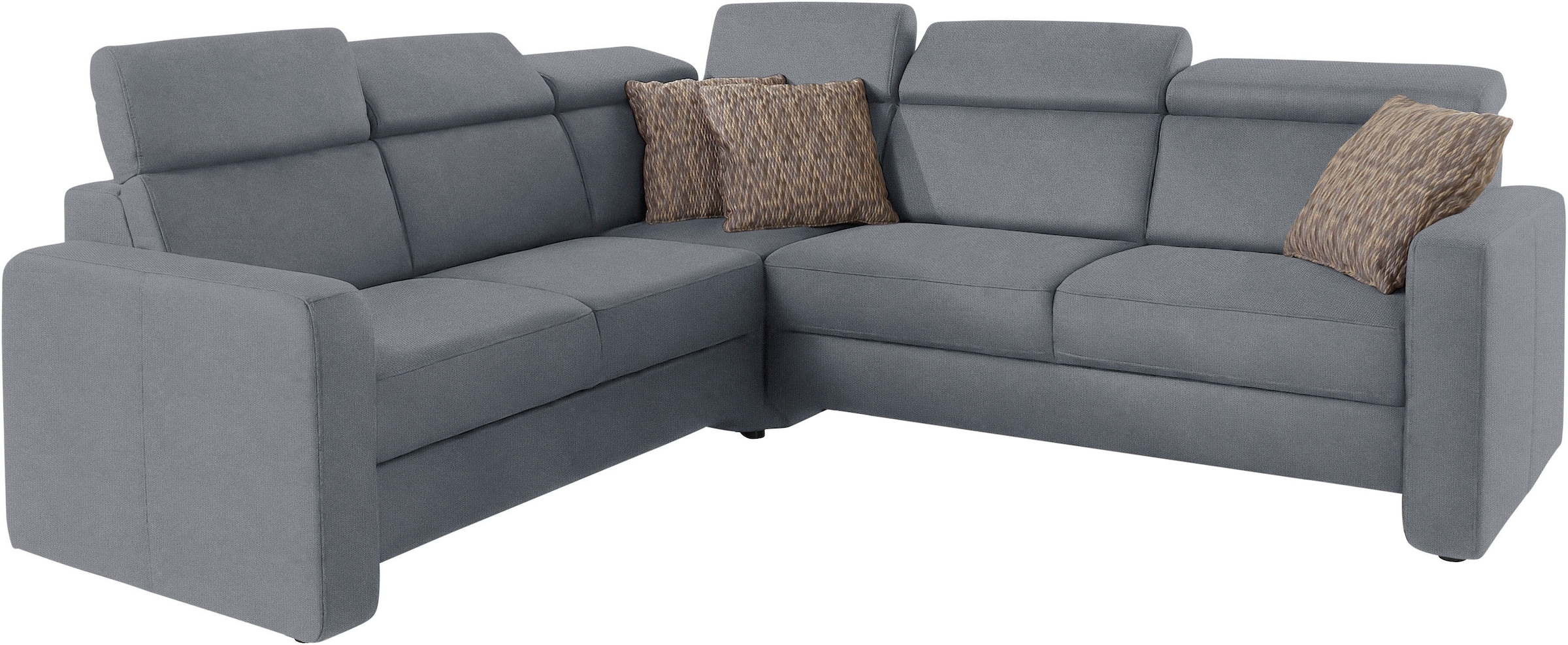 sit&more Ecksofa »Bologna L-Form«, Kopfteilverstellung, wahlweise mit Bettfunktion und Schubkasten