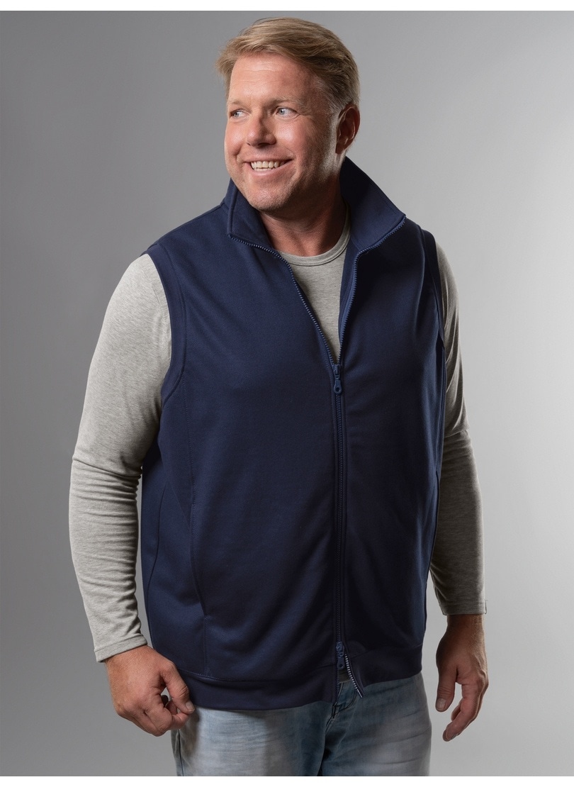 Trigema Steppweste »TRIGEMA Weste aus bequemem Sweat-Material« 1 Stk. tlg.