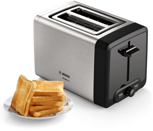 BOSCH Toaster »TAT4P420DE DesignLine«, 2 kurze Schlitze, 820 W