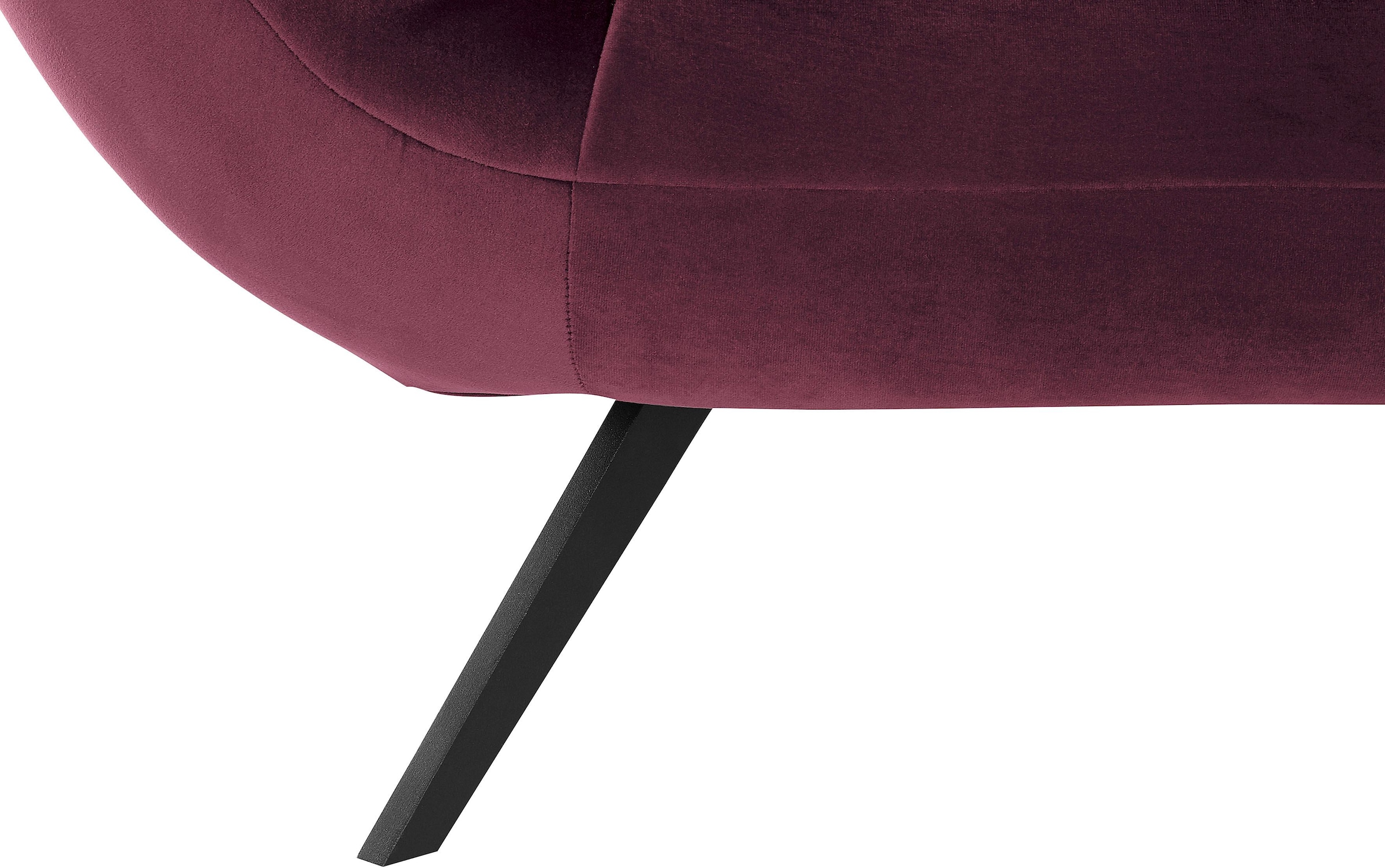 3C Candy 3-Sitzer »Beatrice, extravagantes Megasofa, bequem, Küchensofa«, mit Rückensteppung im Rautenmuster, Samt Optik, auch in Fellimitat
