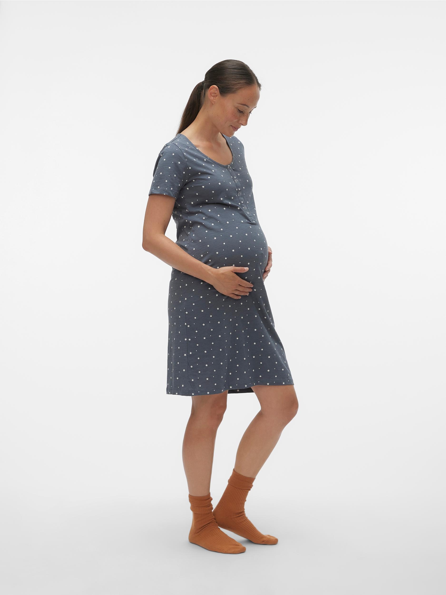 Mamalicious Umstandsnachthemd »MLMIRA STAR JRS NIGHTGOWN 2F A. E. NOOS«