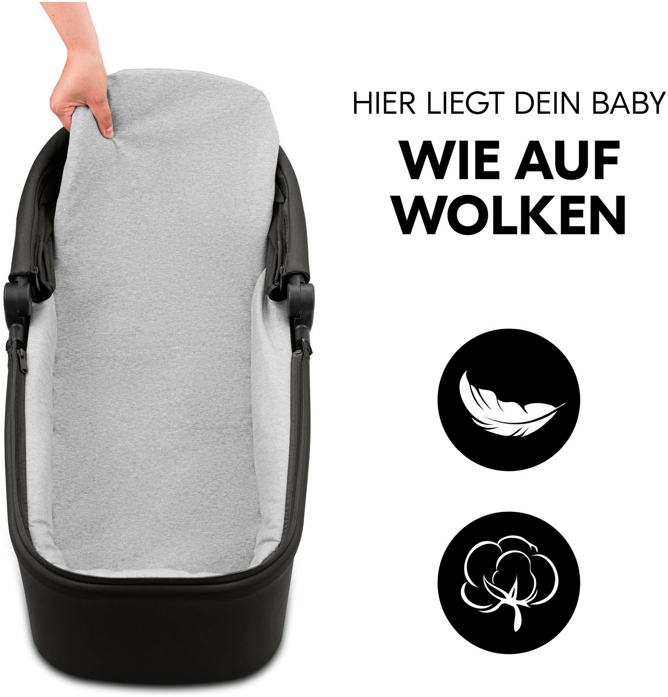 Hauck Kombi-Kinderwagen »Move N Care Set«, 22 kg, belastbar bis 22 kg