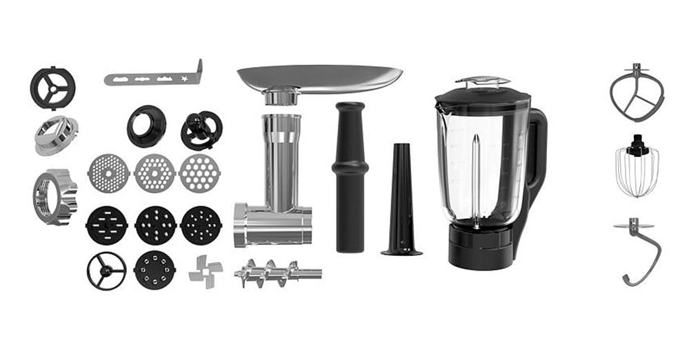 Medion® Küchenmaschine »MD 18430«, titan