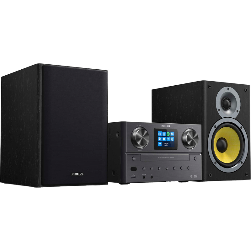 PHILIPS Radio »TAM8905« (Bluetooth WLAN Digitalradio (DAB+) FM-Tuner Internetradio 100 W) anthrazit 20 Stationsspeicher