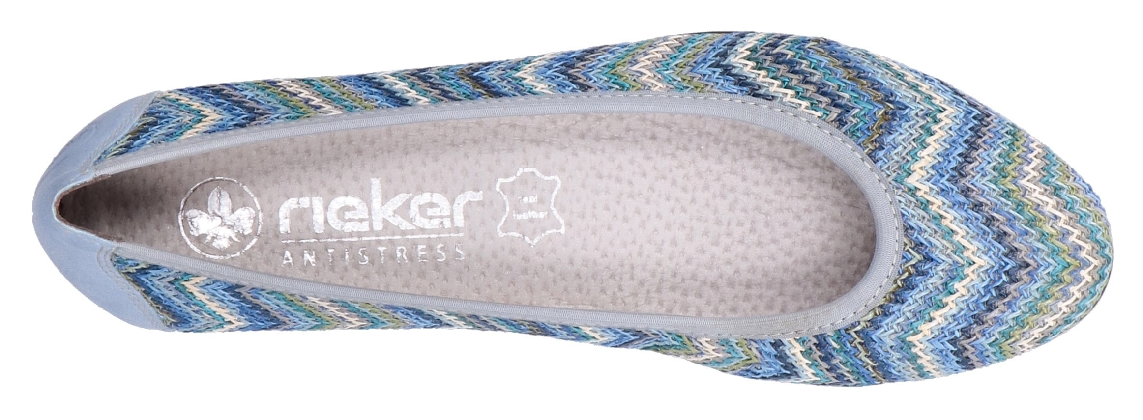Rieker Ballerina, Slipper, Schlupfschuh, Pumps mit weicher Innensohle