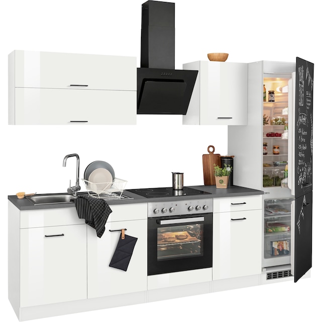 HELD MÖBEL Küchenzeile »Trier«, mit E-Geräten, Breite 270 cm auf Raten  bestellen