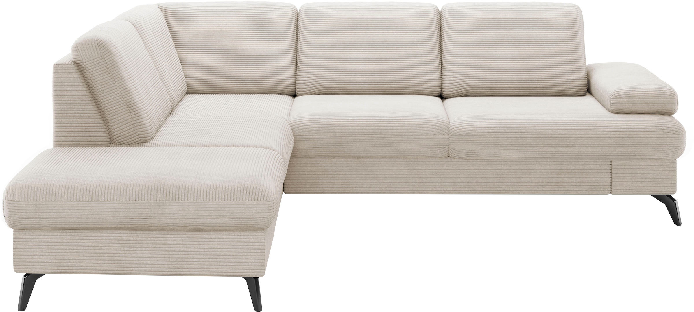 sit&more Ecksofa »Morris Jubi L-Form«, inkl. Armteilfunktion und 1 Zierkiss günstig online kaufen