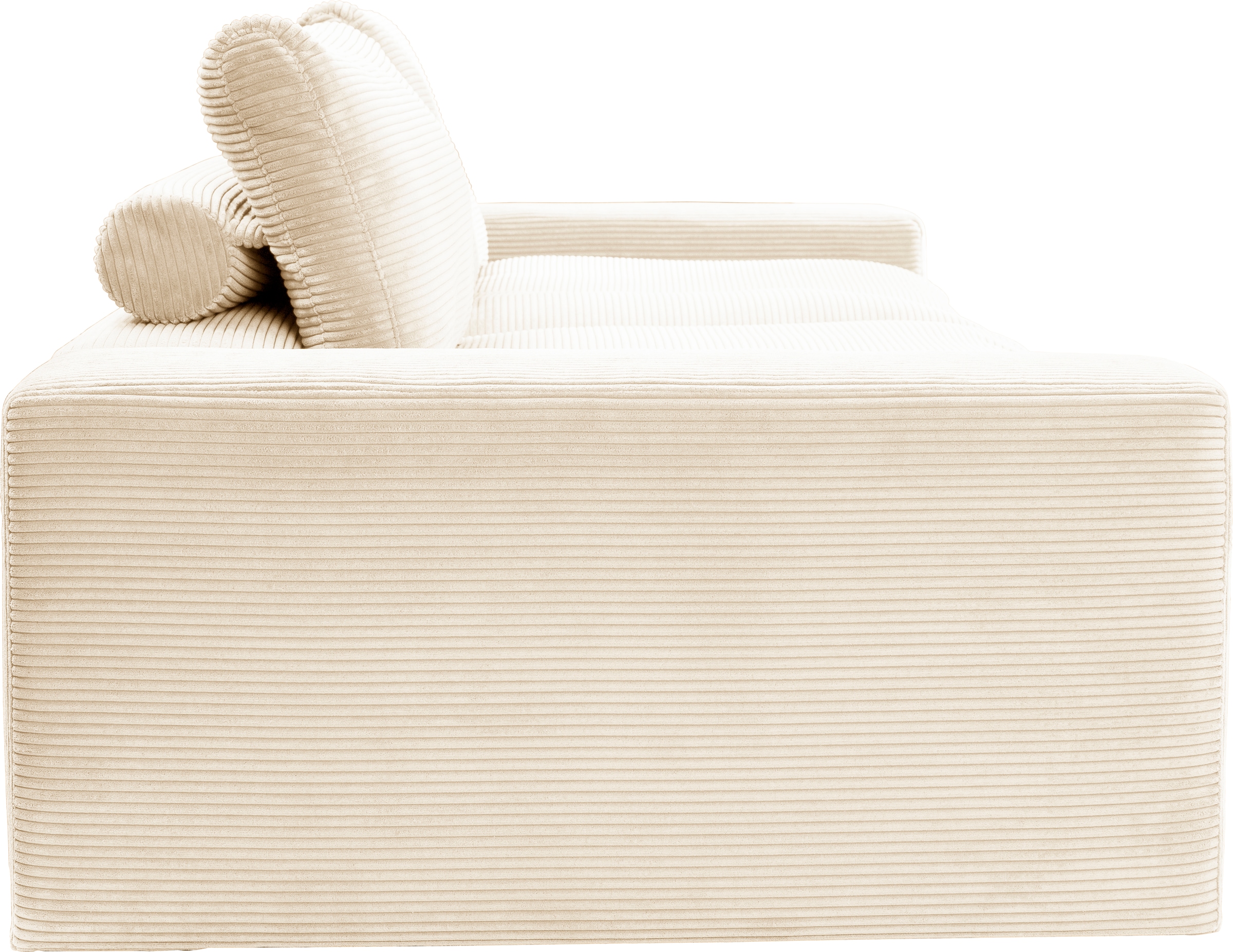 alina Big-Sofa »Sandy«, 266 cm breit und 123 cm tief, in modernem Cordstoff