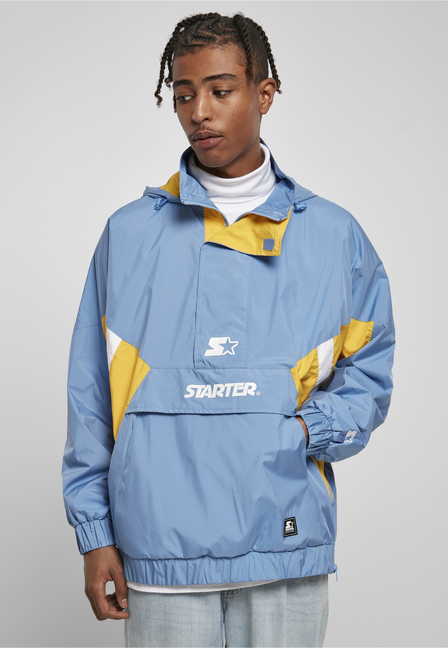 Starter Black Label Allwetterjacke »Starter Black Label Herren Starter Windbreaker« 1 Stk. tlg. ohne Kapuze