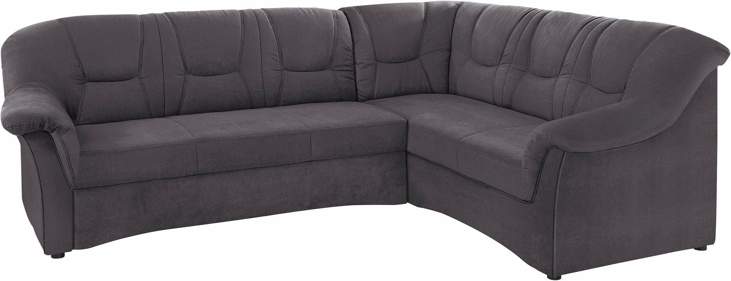 DOMO collection Ecksofa »Sarafina zeitlos und komfortabel, optional mit Federkern, L-Form«, wahlweise mit Bettfunktion