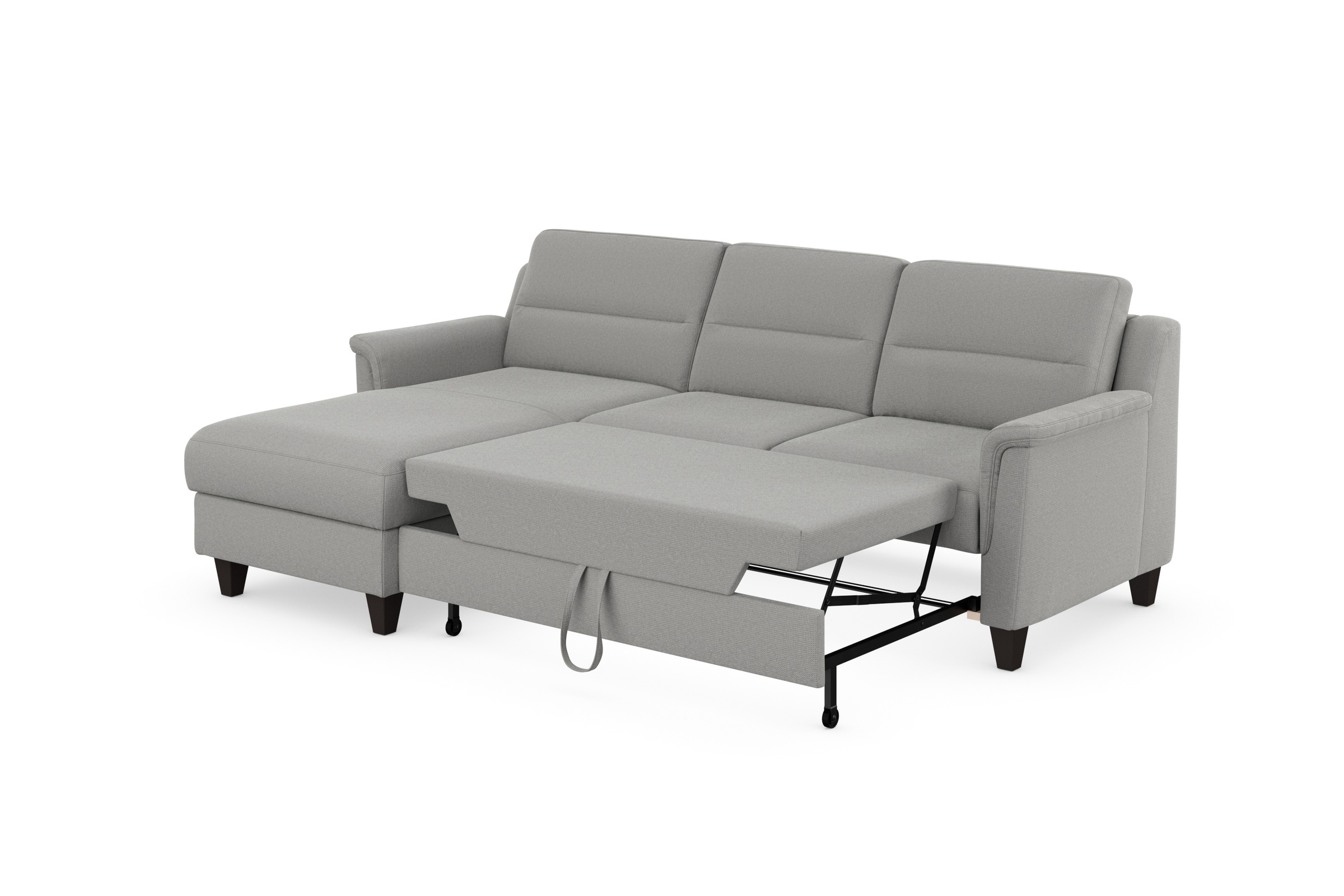 sit&more Ecksofa »Farö L-Form«, inklusive Federkern, wahlweise mit Bettfunktion und Bettkasten